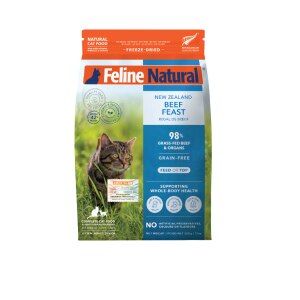 FELINE NATURAL F9 牛肉盛宴凍乾貓糧(320g) - Feline Natural | PNS網購